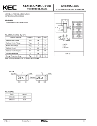Datasheet KN4401S manufacturer KEC